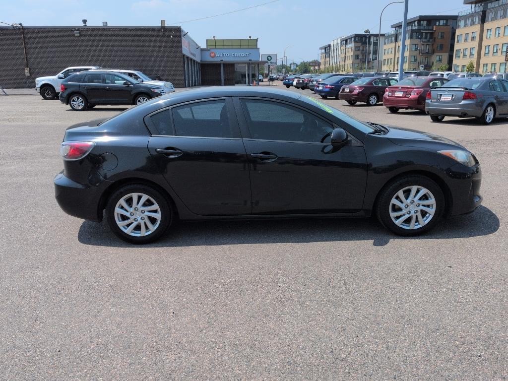 2012 BLACK Mazda Mazda3 i Touring w/SKYACTIV-G (JM1BL1V70C1) with an 4 Cyl, 2.0L engine, Automatic transmission, located at 10890 W. Colfax Ave., Lakewood, CO, 80215, (303) 274-7692, 39.739914, -105.120132- Photo#3