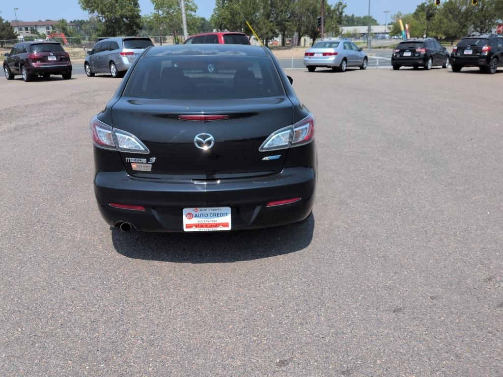 2012 BLACK Mazda Mazda3 i Touring w/SKYACTIV-G (JM1BL1V70C1) with an 4 Cyl, 2.0L engine, Automatic transmission, located at 10890 W. Colfax Ave., Lakewood, CO, 80215, (303) 274-7692, 39.739914, -105.120132- Photo#5