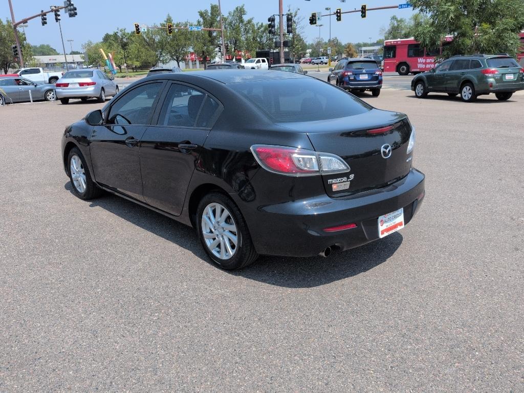 2012 BLACK Mazda Mazda3 i Touring w/SKYACTIV-G (JM1BL1V70C1) with an 4 Cyl, 2.0L engine, Automatic transmission, located at 10890 W. Colfax Ave., Lakewood, CO, 80215, (303) 274-7692, 39.739914, -105.120132- Photo#6