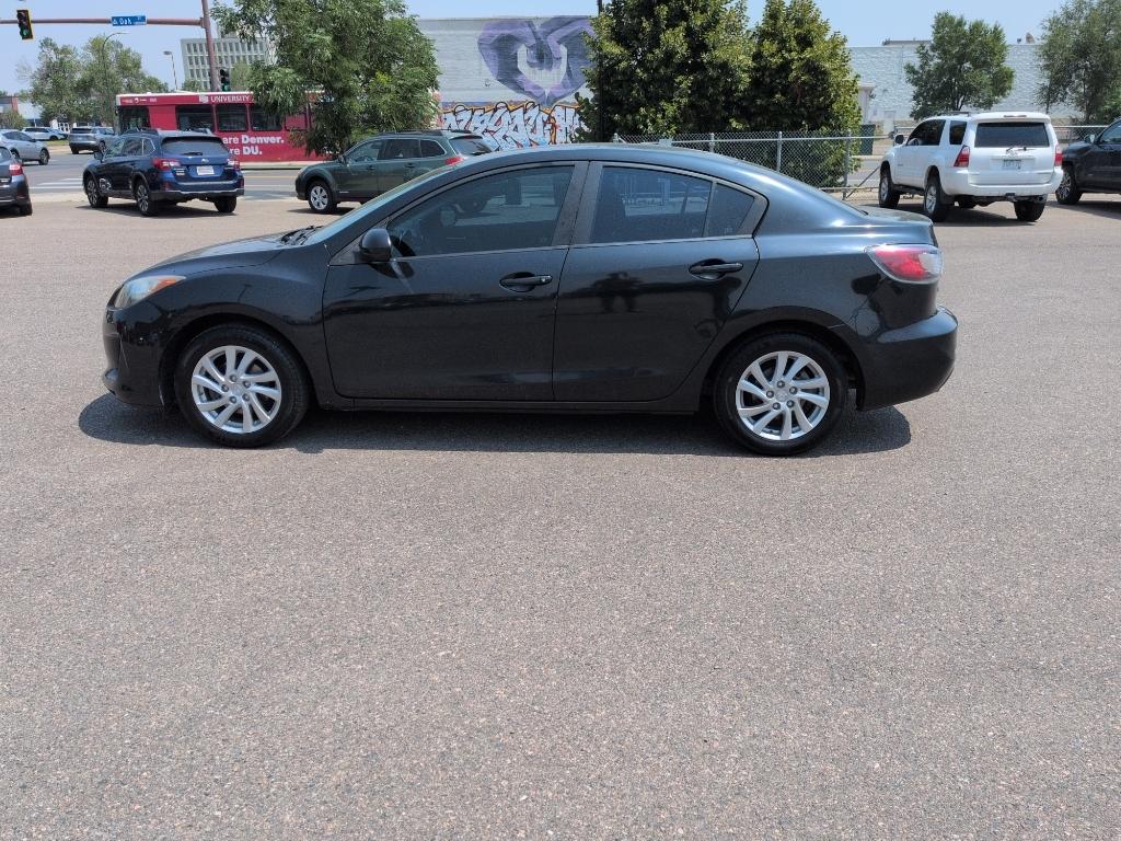 2012 BLACK Mazda Mazda3 i Touring w/SKYACTIV-G (JM1BL1V70C1) with an 4 Cyl, 2.0L engine, Automatic transmission, located at 10890 W. Colfax Ave., Lakewood, CO, 80215, (303) 274-7692, 39.739914, -105.120132- Photo#7