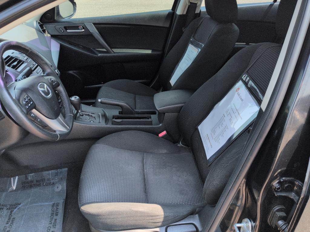 2012 BLACK Mazda Mazda3 i Touring w/SKYACTIV-G (JM1BL1V70C1) with an 4 Cyl, 2.0L engine, Automatic transmission, located at 10890 W. Colfax Ave., Lakewood, CO, 80215, (303) 274-7692, 39.739914, -105.120132- Photo#9