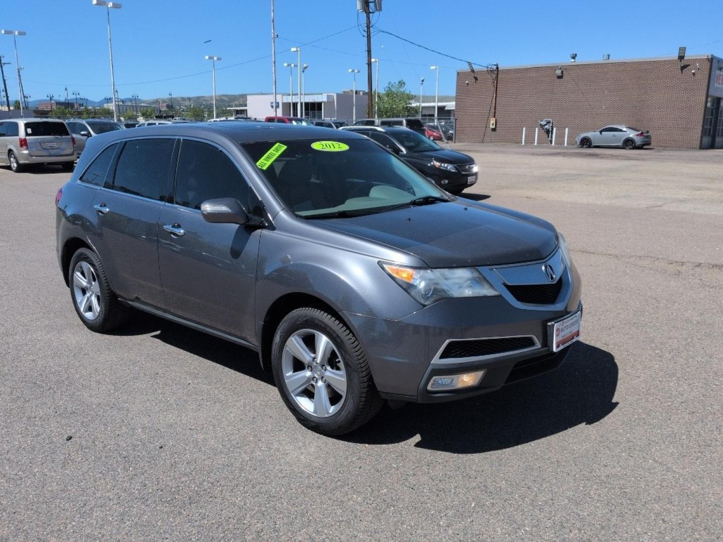 2012 GRAY Acura MDX Base (2HNYD2H21CH) with an V6, 3.7L engine, Automatic transmission, located at 10890 W. Colfax Ave., Lakewood, CO, 80215, (303) 274-7692, 39.739914, -105.120132- Photo#2