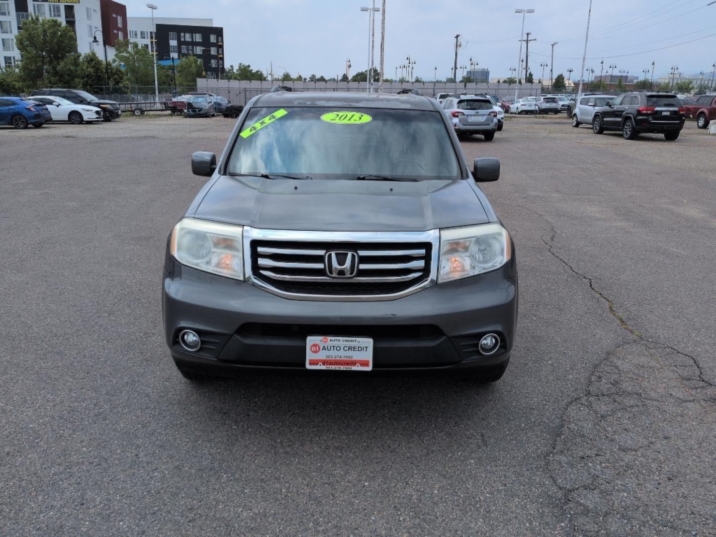 2013 GRAY Honda Pilot EXL (5FNYF4H52DB) with an V6, 3.5L engine, Automatic transmission, located at 10890 W. Colfax Ave., Lakewood, CO, 80215, (303) 274-7692, 39.739914, -105.120132- Photo#1