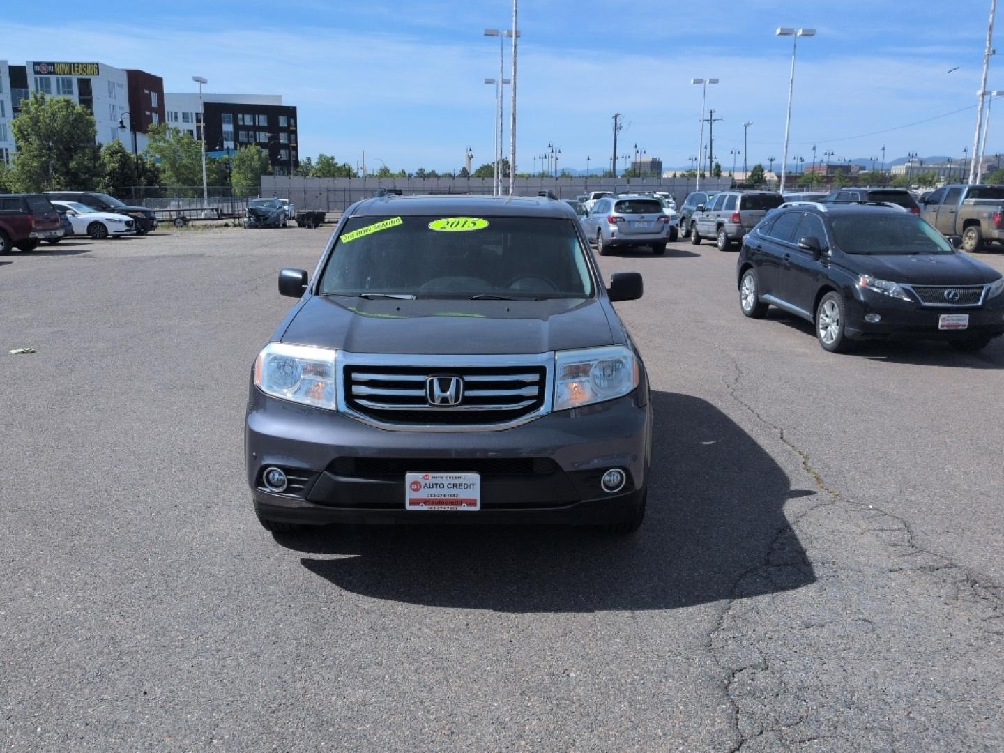 2015 GRAY Honda Pilot Touring-RES (5FNYF4H95FB) with an V6, 3.5L engine, Automatic transmission, located at 10890 W. Colfax Ave., Lakewood, CO, 80215, (303) 274-7692, 39.739914, -105.120132- Photo#1