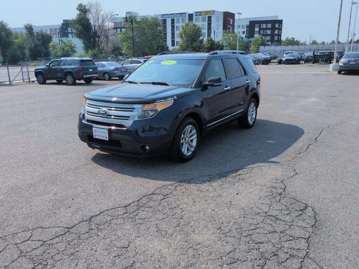2012 BLUE Ford Explorer XLT (1FMHK8D8XCG) with an V6, 3.5L engine, Automatic transmission, located at 10890 W. Colfax Ave., Lakewood, CO, 80215, (303) 274-7692, 39.739914, -105.120132- Photo#0