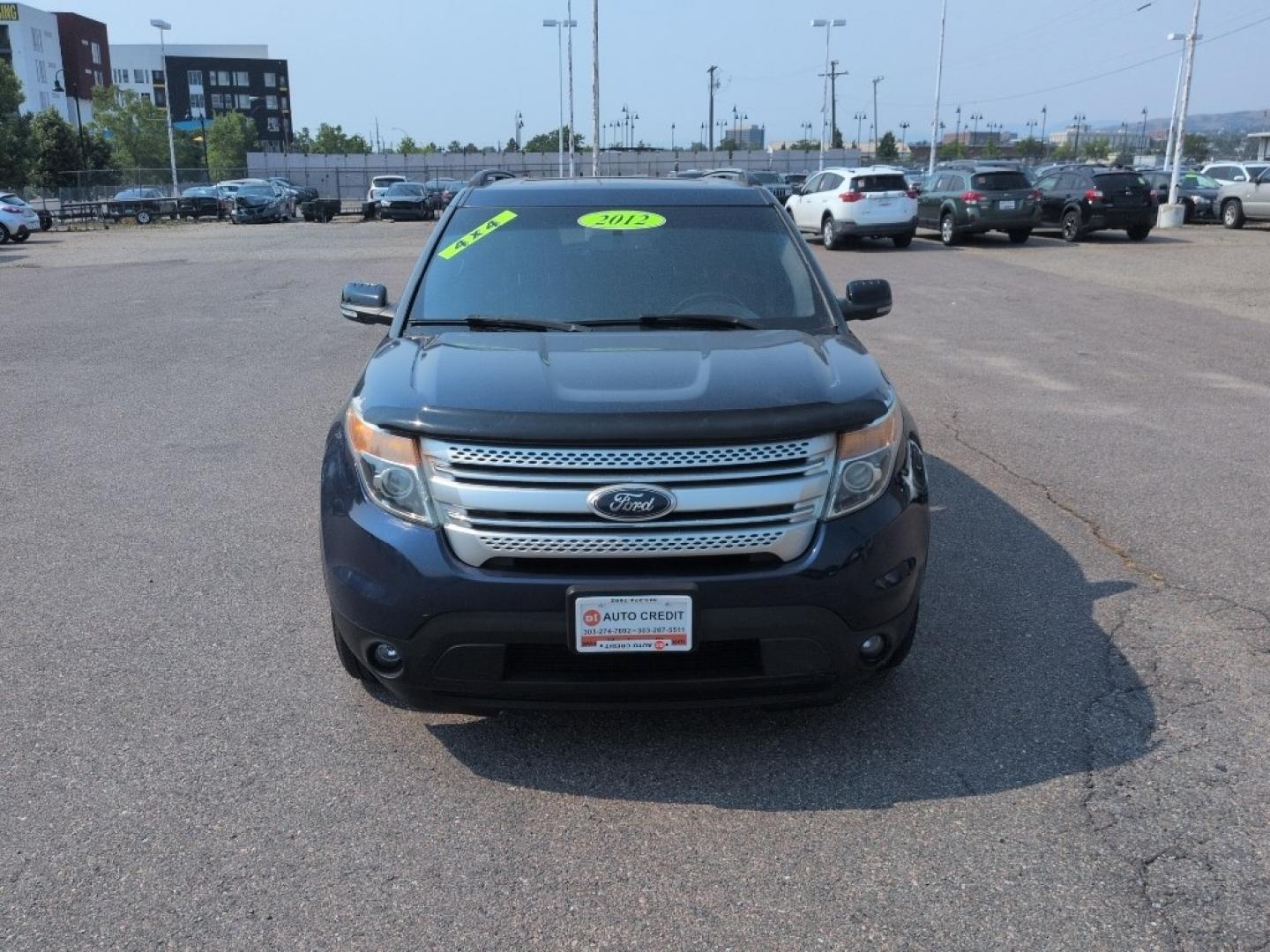 2012 BLUE Ford Explorer XLT (1FMHK8D8XCG) with an V6, 3.5L engine, Automatic transmission, located at 10890 W. Colfax Ave., Lakewood, CO, 80215, (303) 274-7692, 39.739914, -105.120132- Photo#1