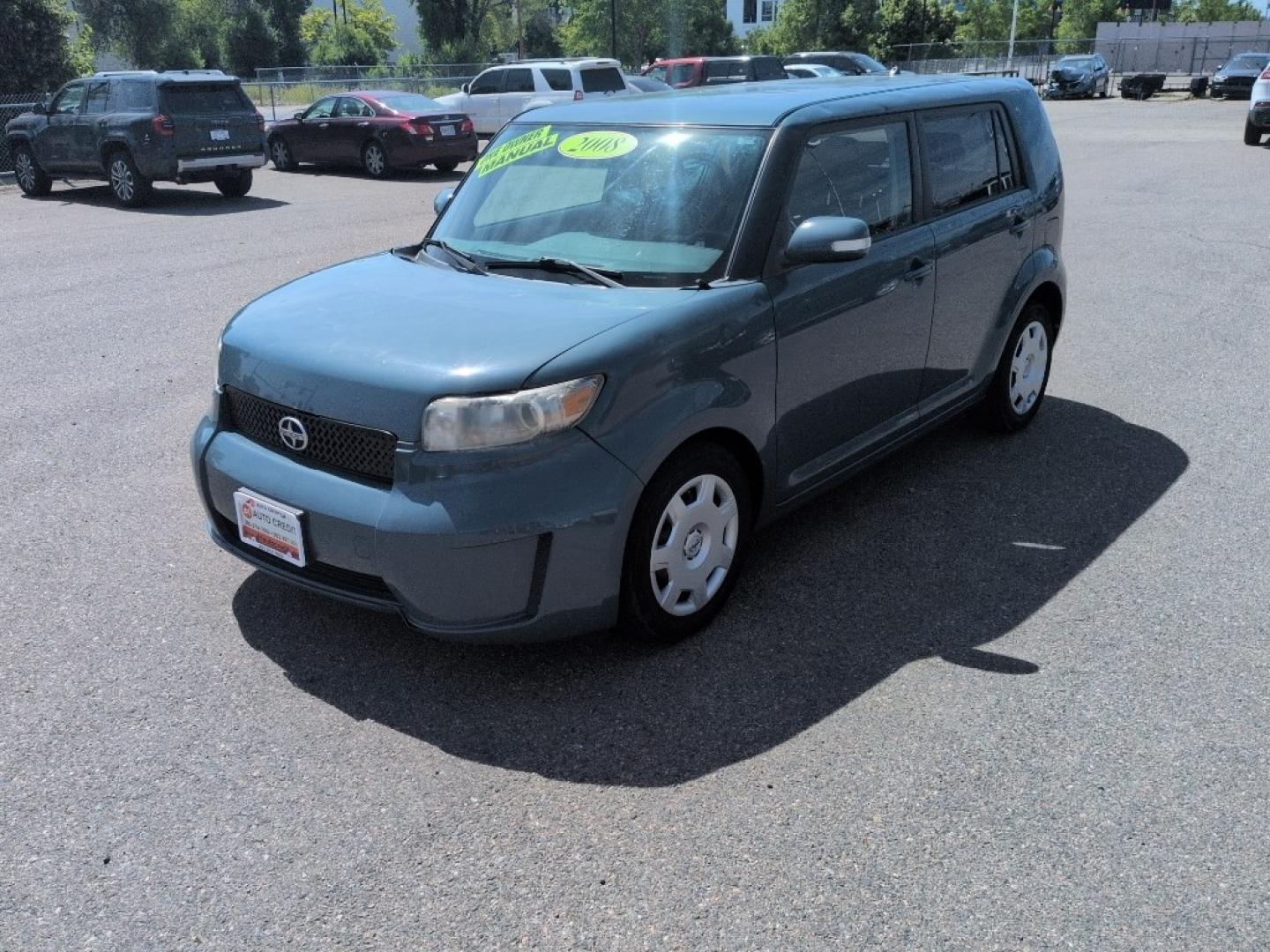 2008 BLUE Scion xB Base (JTLKE50E681) with an 4 Cyl, 2.4L engine, Manual transmission, located at 10890 W. Colfax Ave., Lakewood, CO, 80215, (303) 274-7692, 39.739914, -105.120132- Photo#0