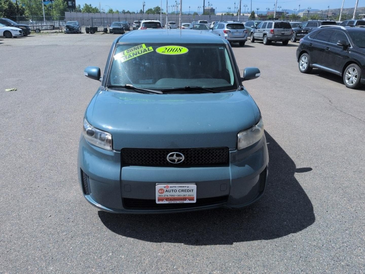 2008 BLUE Scion xB Base (JTLKE50E681) with an 4 Cyl, 2.4L engine, Manual transmission, located at 10890 W. Colfax Ave., Lakewood, CO, 80215, (303) 274-7692, 39.739914, -105.120132- Photo#1