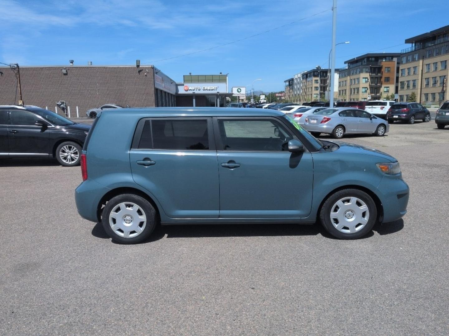2008 BLUE Scion xB Base (JTLKE50E681) with an 4 Cyl, 2.4L engine, Manual transmission, located at 10890 W. Colfax Ave., Lakewood, CO, 80215, (303) 274-7692, 39.739914, -105.120132- Photo#3