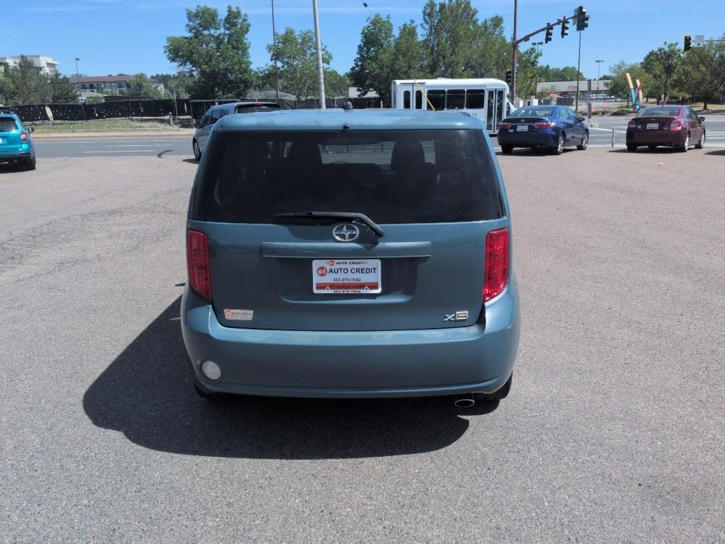 2008 BLUE Scion xB Base (JTLKE50E681) with an 4 Cyl, 2.4L engine, Manual transmission, located at 10890 W. Colfax Ave., Lakewood, CO, 80215, (303) 274-7692, 39.739914, -105.120132- Photo#5