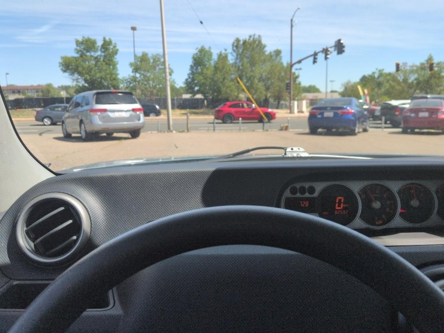 2008 BLUE Scion xB Base (JTLKE50E681) with an 4 Cyl, 2.4L engine, Manual transmission, located at 10890 W. Colfax Ave., Lakewood, CO, 80215, (303) 274-7692, 39.739914, -105.120132- Photo#10