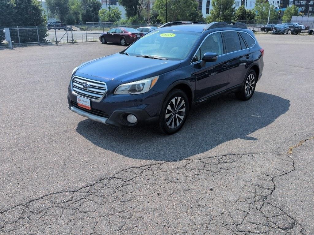2015 BLUE Subaru Outback 2.5i Limited (4S4BSBNC6F3) with an 4 Cyl, 2.5L engine, Automatic transmission, located at 10890 W. Colfax Ave., Lakewood, CO, 80215, (303) 274-7692, 39.739914, -105.120132- Photo#0