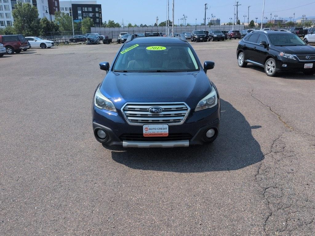2015 BLUE Subaru Outback 2.5i Limited (4S4BSBNC6F3) with an 4 Cyl, 2.5L engine, Automatic transmission, located at 10890 W. Colfax Ave., Lakewood, CO, 80215, (303) 274-7692, 39.739914, -105.120132- Photo#1