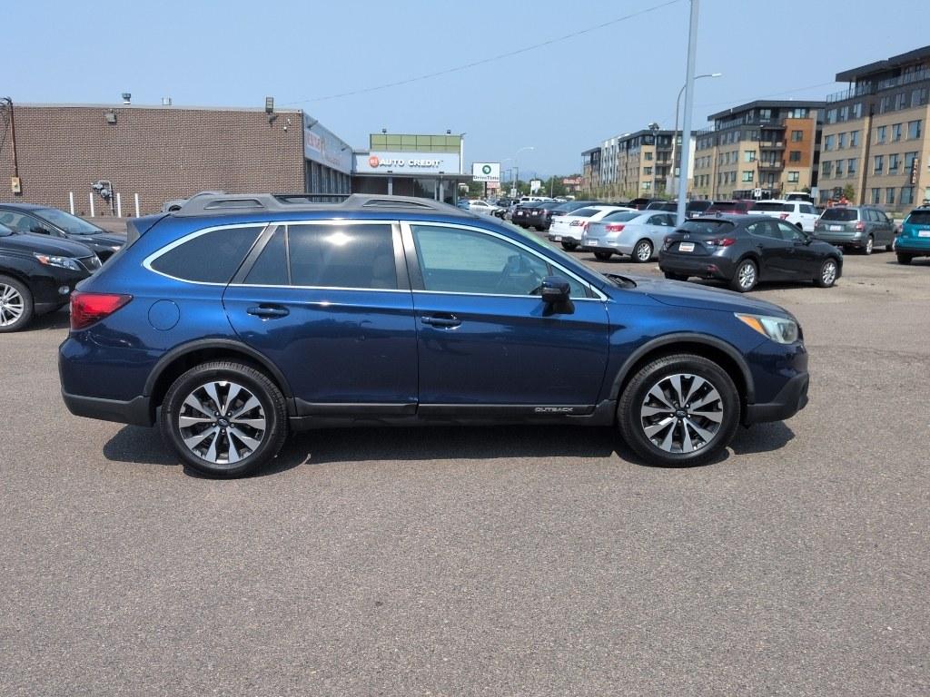 2015 BLUE Subaru Outback 2.5i Limited (4S4BSBNC6F3) with an 4 Cyl, 2.5L engine, Automatic transmission, located at 10890 W. Colfax Ave., Lakewood, CO, 80215, (303) 274-7692, 39.739914, -105.120132- Photo#3