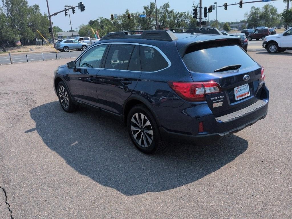 2015 BLUE Subaru Outback 2.5i Limited (4S4BSBNC6F3) with an 4 Cyl, 2.5L engine, Automatic transmission, located at 10890 W. Colfax Ave., Lakewood, CO, 80215, (303) 274-7692, 39.739914, -105.120132- Photo#6