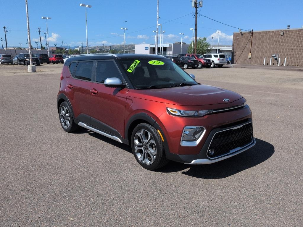 2020 ORANGE Kia Soul LX CVT (KNDJ23AU1L7) with an 4 Cyl, 2.0L engine, Automatic transmission, located at 10890 W. Colfax Ave., Lakewood, CO, 80215, (303) 274-7692, 39.739914, -105.120132- Photo#2