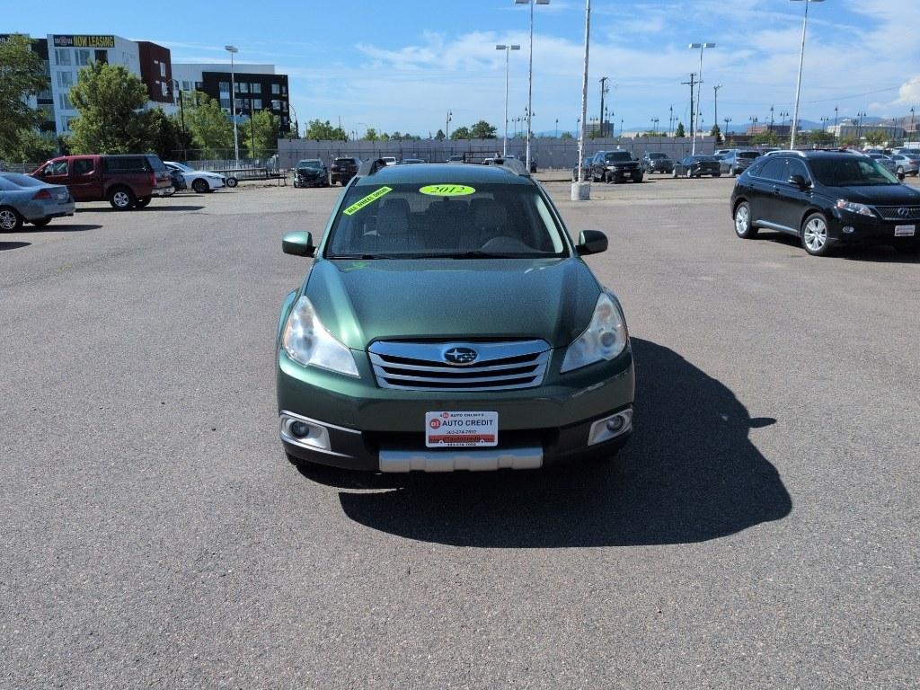 2012 GREEN Subaru Outback 2.5i Premium (4S4BRBGC9C3) with an 4 Cyl, 2.5L engine, Automatic transmission, located at 10890 W. Colfax Ave., Lakewood, CO, 80215, (303) 274-7692, 39.739914, -105.120132- Photo#1