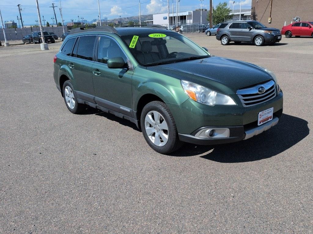 2012 GREEN Subaru Outback 2.5i Premium (4S4BRBGC9C3) with an 4 Cyl, 2.5L engine, Automatic transmission, located at 10890 W. Colfax Ave., Lakewood, CO, 80215, (303) 274-7692, 39.739914, -105.120132- Photo#2