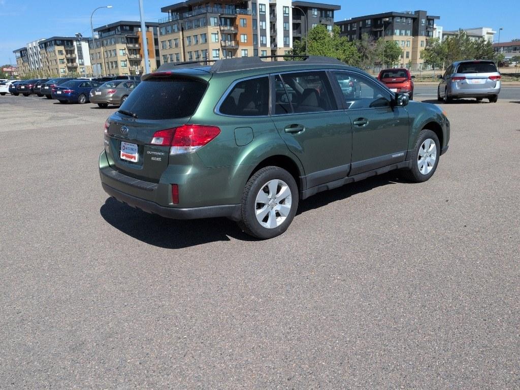 2012 GREEN Subaru Outback 2.5i Premium (4S4BRBGC9C3) with an 4 Cyl, 2.5L engine, Automatic transmission, located at 10890 W. Colfax Ave., Lakewood, CO, 80215, (303) 274-7692, 39.739914, -105.120132- Photo#4