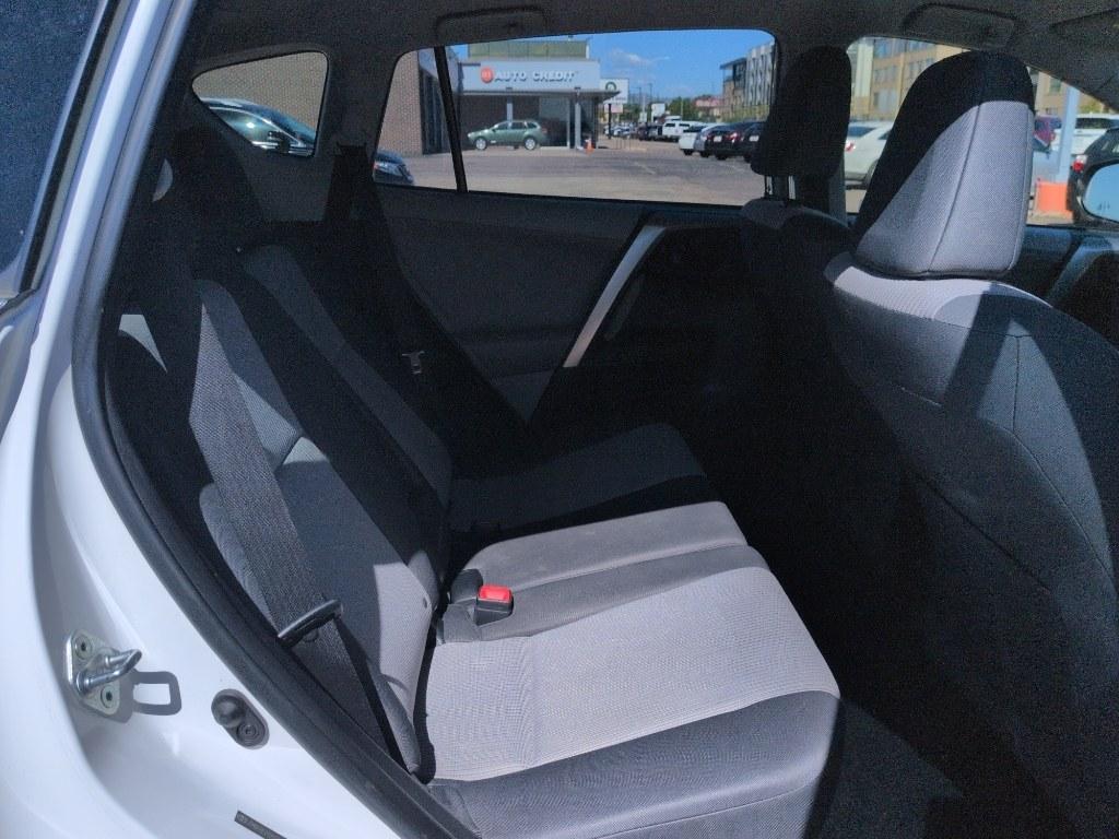 2013 WHITE Toyota RAV4 LE (JTMBFREV1D5) with an 4 Cyl, 2.5L engine, Automatic transmission, located at 10890 W. Colfax Ave., Lakewood, CO, 80215, (303) 274-7692, 39.739914, -105.120132- Photo#20