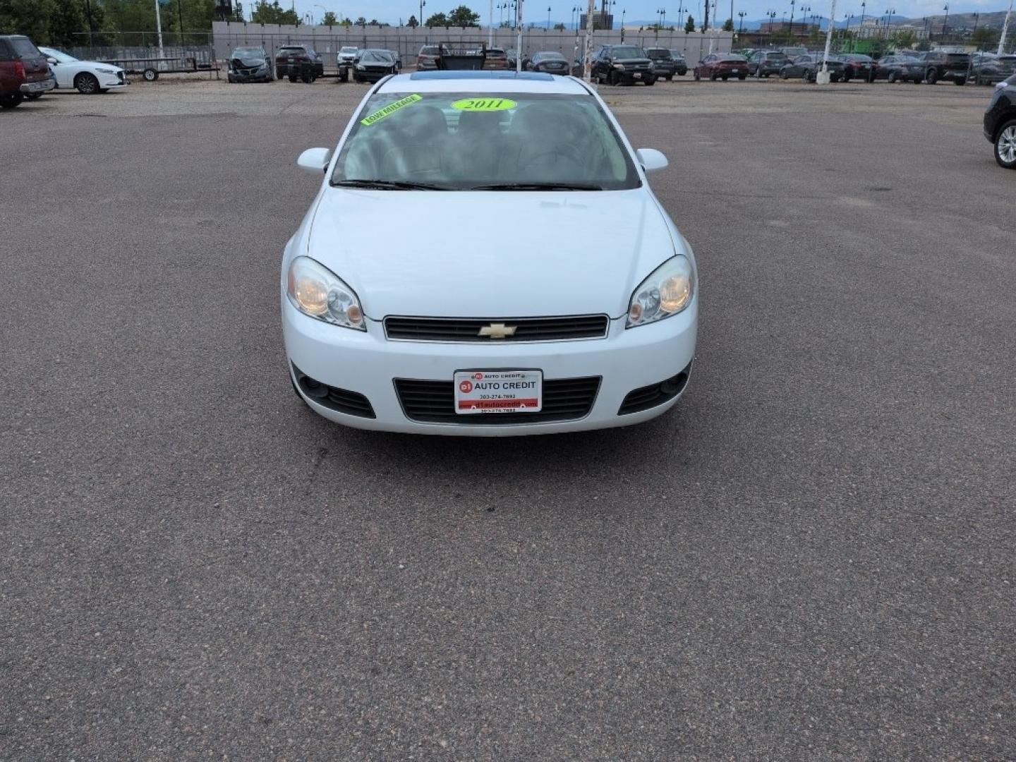 2011 WHITE Chevrolet Impala LT (2G1WB5EK9B1) with an V6, 3.5L engine, Automatic transmission, located at 10890 W. Colfax Ave., Lakewood, CO, 80215, (303) 274-7692, 39.739914, -105.120132- Photo#1