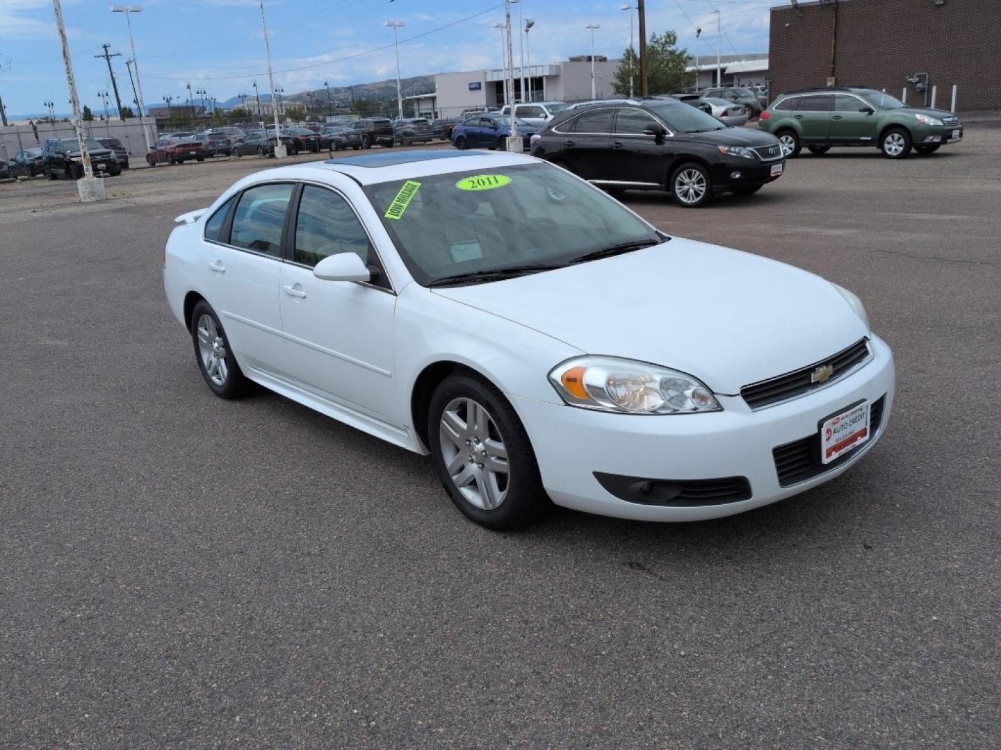 2011 WHITE Chevrolet Impala LT (2G1WB5EK9B1) with an V6, 3.5L engine, Automatic transmission, located at 10890 W. Colfax Ave., Lakewood, CO, 80215, (303) 274-7692, 39.739914, -105.120132- Photo#2