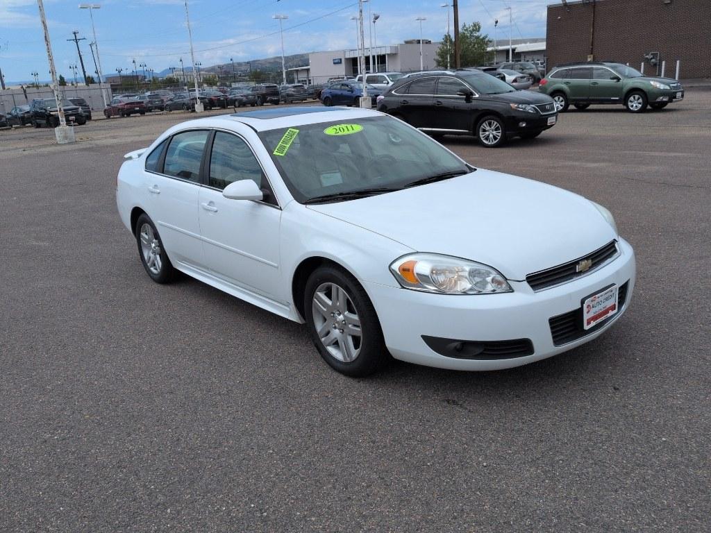 2011 WHITE Chevrolet Impala LT (2G1WB5EK9B1) with an V6, 3.5L engine, Automatic transmission, located at 10890 W. Colfax Ave., Lakewood, CO, 80215, (303) 274-7692, 39.739914, -105.120132- Photo#2