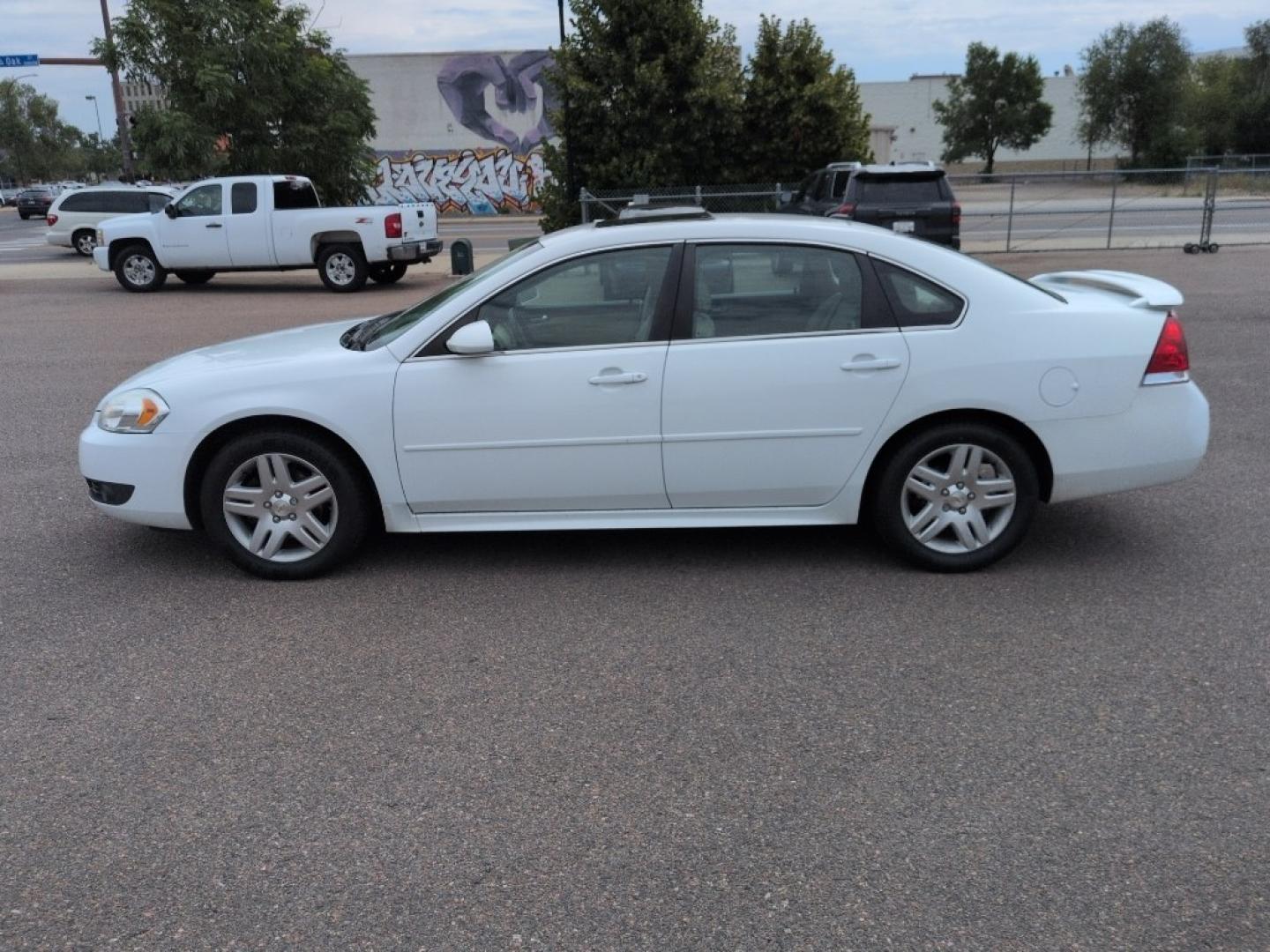 2011 WHITE Chevrolet Impala LT (2G1WB5EK9B1) with an V6, 3.5L engine, Automatic transmission, located at 10890 W. Colfax Ave., Lakewood, CO, 80215, (303) 274-7692, 39.739914, -105.120132- Photo#7