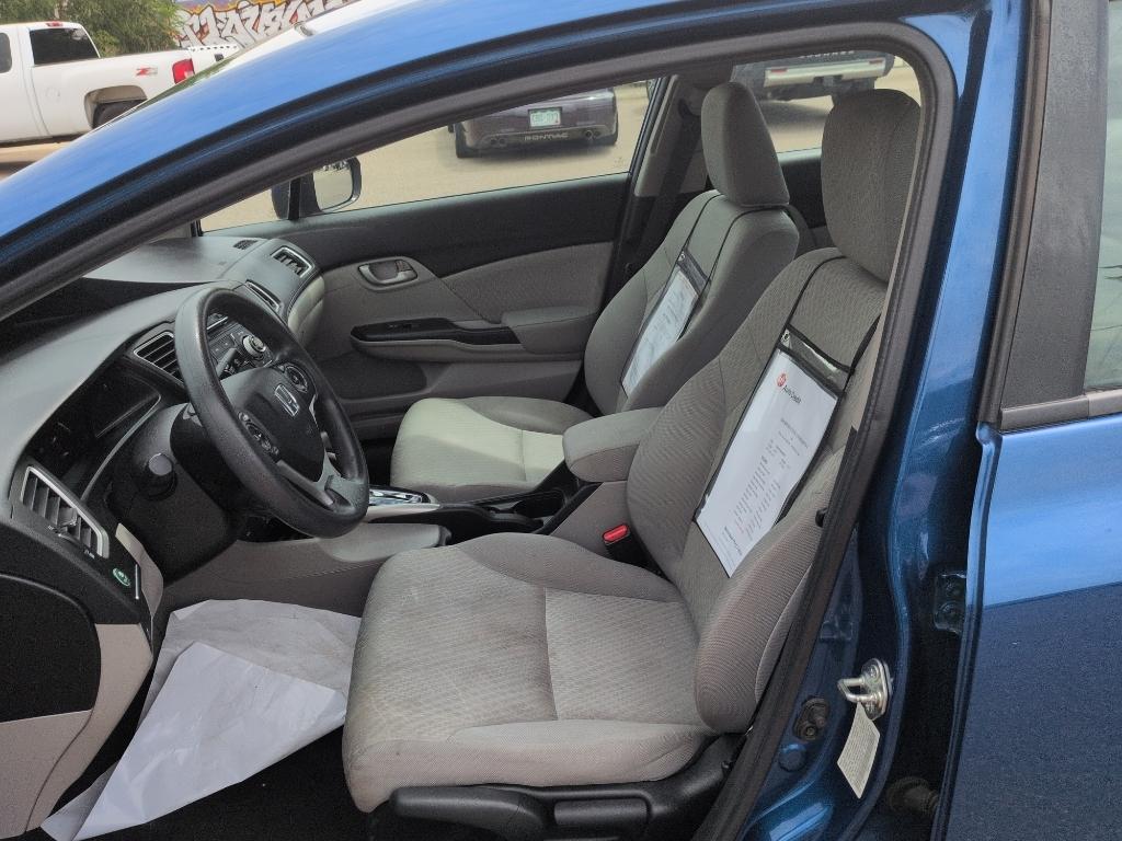 2015 BLUE Honda Civic LX (19XFB2F52FE) with an 4 Cyl, 1.8L engine, Automatic transmission, located at 10890 W. Colfax Ave., Lakewood, CO, 80215, (303) 274-7692, 39.739914, -105.120132- Photo#9