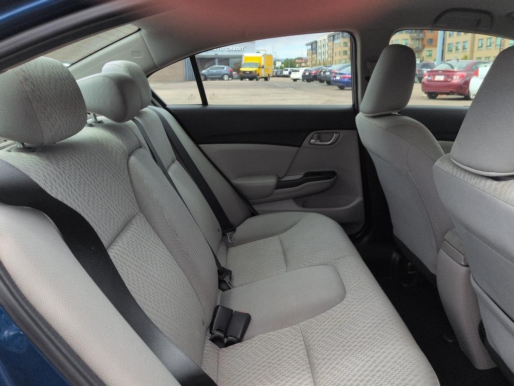 2015 BLUE Honda Civic LX (19XFB2F52FE) with an 4 Cyl, 1.8L engine, Automatic transmission, located at 10890 W. Colfax Ave., Lakewood, CO, 80215, (303) 274-7692, 39.739914, -105.120132- Photo#20