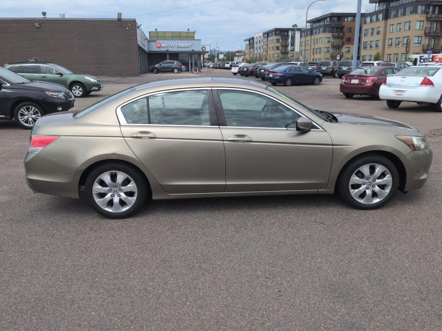 2010 TAN Honda Accord EX (1HGCP2F74AA) with an 4 Cyl, 2.4L engine, Automatic transmission, located at 10890 W. Colfax Ave., Lakewood, CO, 80215, (303) 274-7692, 39.739914, -105.120132- Photo#3