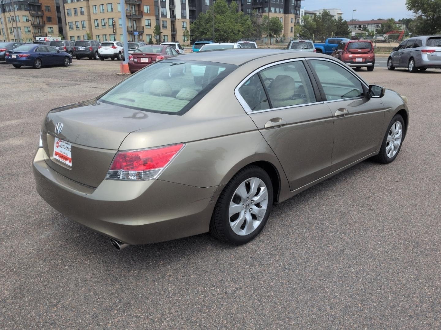 2010 TAN Honda Accord EX (1HGCP2F74AA) with an 4 Cyl, 2.4L engine, Automatic transmission, located at 10890 W. Colfax Ave., Lakewood, CO, 80215, (303) 274-7692, 39.739914, -105.120132- Photo#4