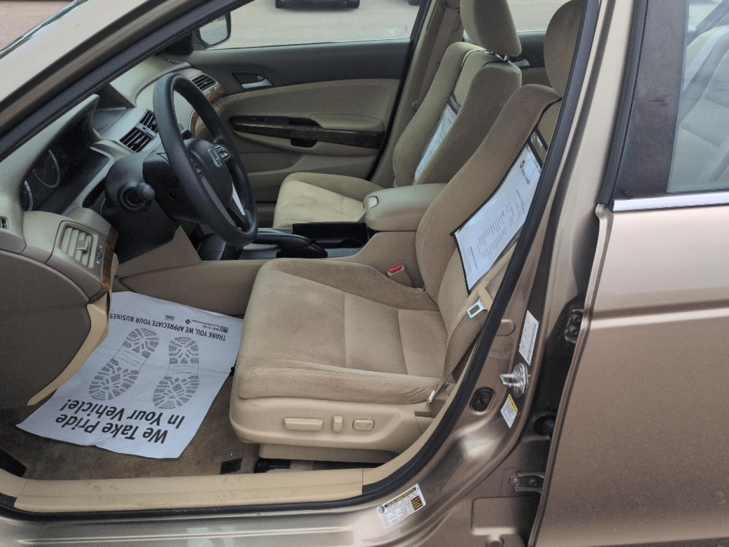 2010 TAN Honda Accord EX (1HGCP2F74AA) with an 4 Cyl, 2.4L engine, Automatic transmission, located at 10890 W. Colfax Ave., Lakewood, CO, 80215, (303) 274-7692, 39.739914, -105.120132- Photo#9