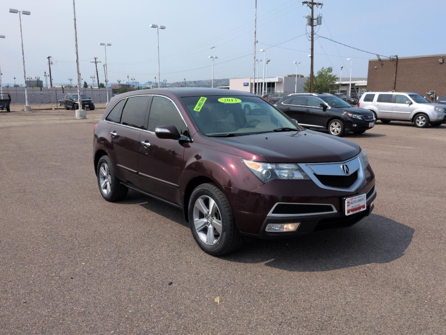2013 BURGUNDY Acura MDX Base (2HNYD2H24DH) with an V6, 3.7L engine, Automatic transmission, located at 10890 W. Colfax Ave., Lakewood, CO, 80215, (303) 274-7692, 39.739914, -105.120132- Photo#2