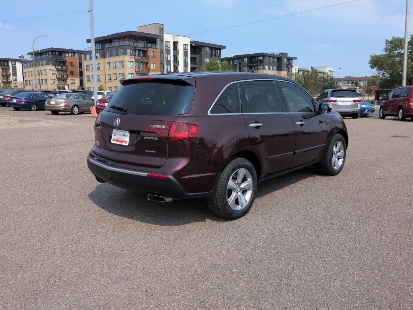 2013 BURGUNDY Acura MDX Base (2HNYD2H24DH) with an V6, 3.7L engine, Automatic transmission, located at 10890 W. Colfax Ave., Lakewood, CO, 80215, (303) 274-7692, 39.739914, -105.120132- Photo#4