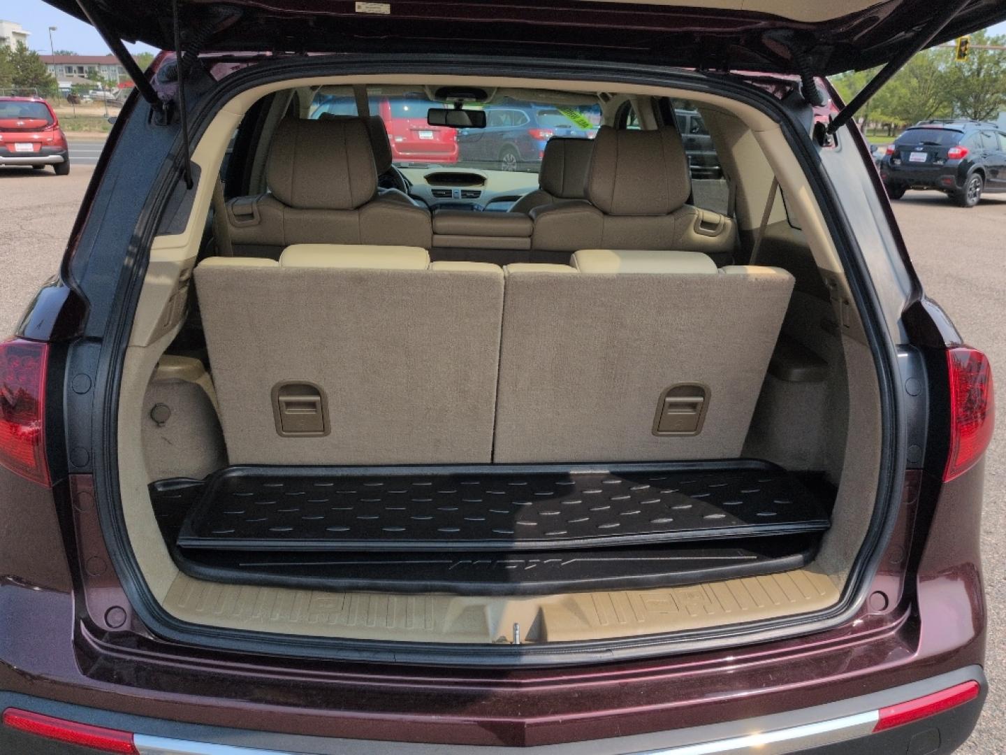 2013 BURGUNDY Acura MDX Base (2HNYD2H24DH) with an V6, 3.7L engine, Automatic transmission, located at 10890 W. Colfax Ave., Lakewood, CO, 80215, (303) 274-7692, 39.739914, -105.120132- Photo#23