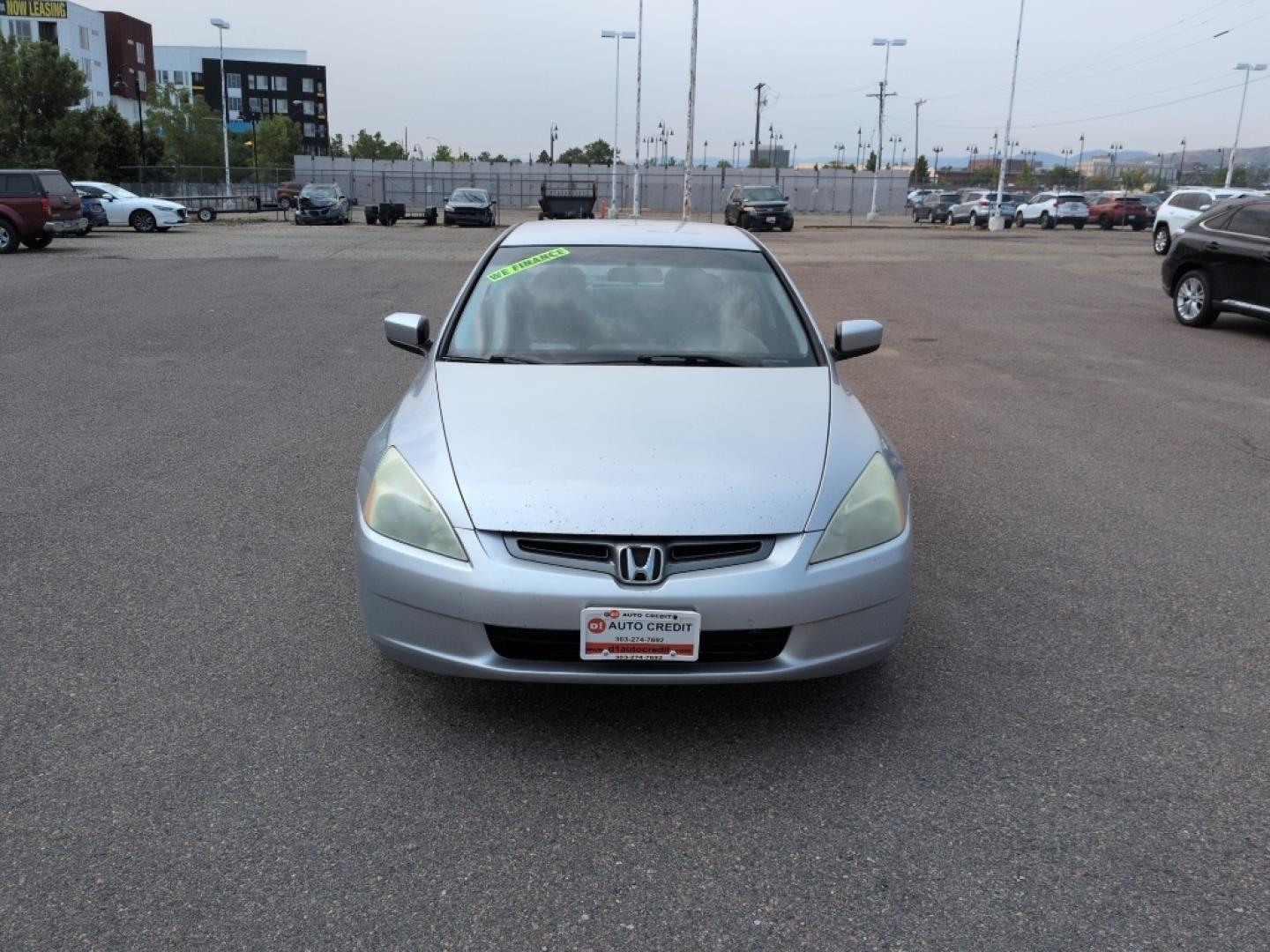 2005 SILVER Honda Accord LX (1HGCM56445A) with an 4 Cyl, 2.4L engine, Automatic transmission, located at 10890 W. Colfax Ave., Lakewood, CO, 80215, (303) 274-7692, 39.739914, -105.120132- Photo#1