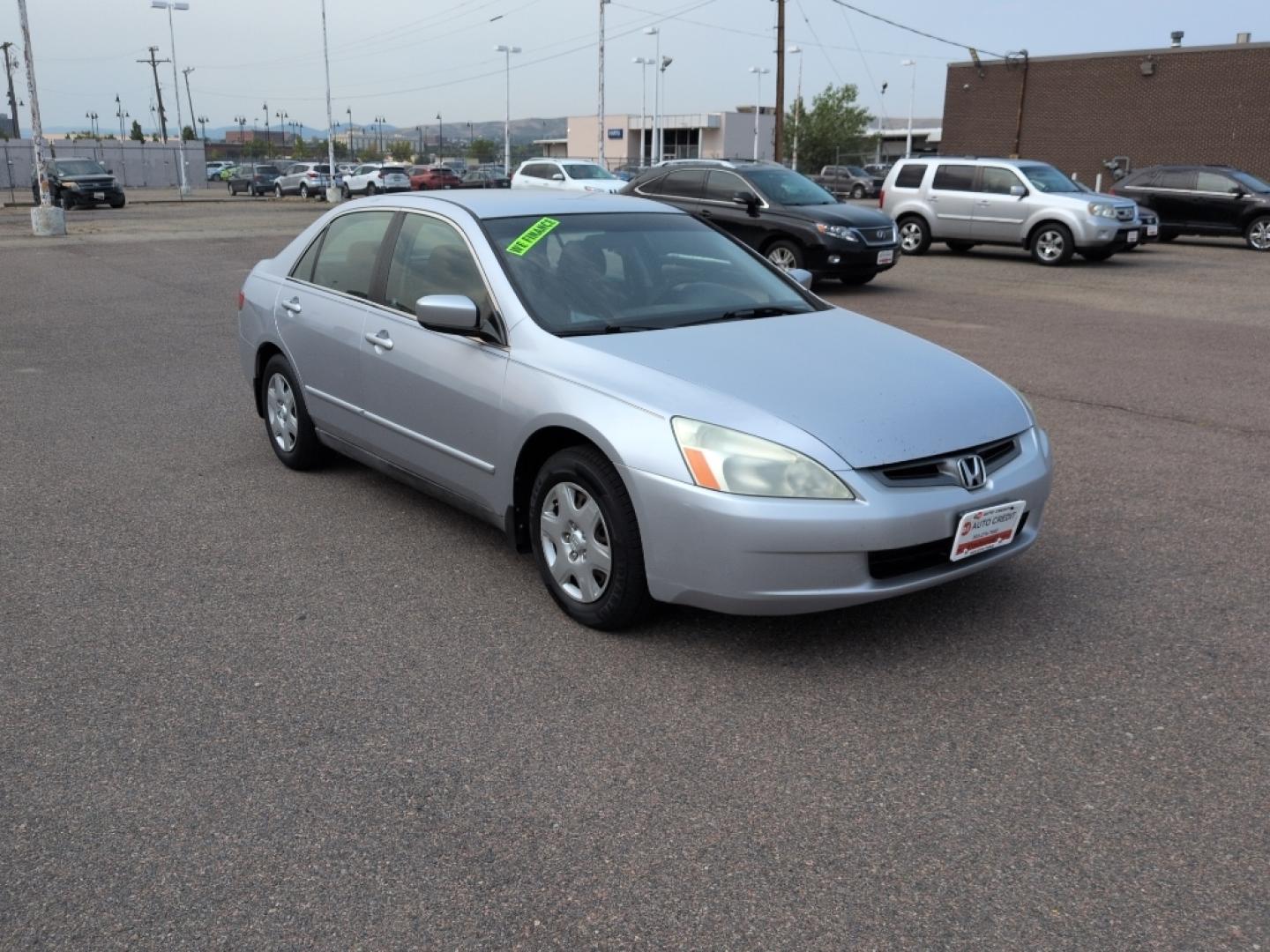 2005 SILVER Honda Accord LX (1HGCM56445A) with an 4 Cyl, 2.4L engine, Automatic transmission, located at 10890 W. Colfax Ave., Lakewood, CO, 80215, (303) 274-7692, 39.739914, -105.120132- Photo#2