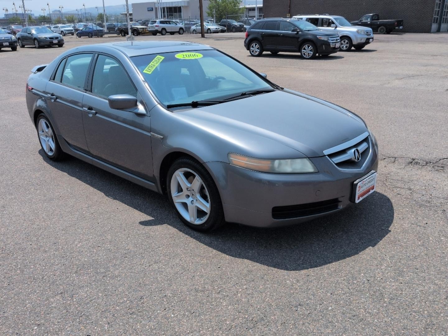 2006 SILVER Acura TL 3.2TL (19UUA66266A) with an V6, 3.2L engine, Automatic transmission, located at 10890 W. Colfax Ave., Lakewood, CO, 80215, (303) 274-7692, 39.739914, -105.120132- Photo#2