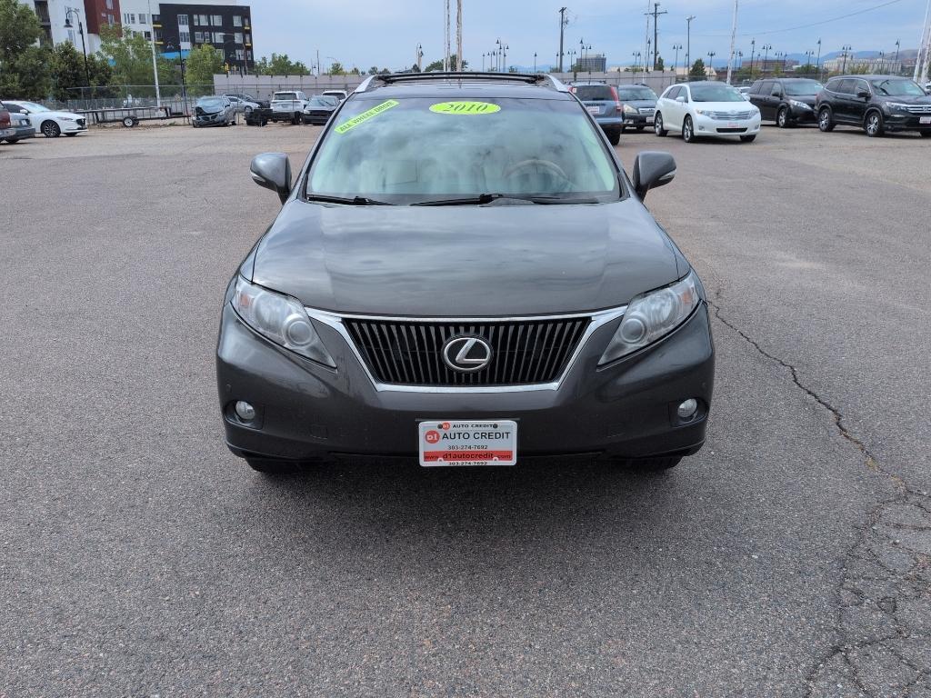 2010 GRAY Lexus RX 350 Base (2T2BK1BA6AC) with an V6, 3.5L engine, Automatic transmission, located at 10890 W. Colfax Ave., Lakewood, CO, 80215, (303) 274-7692, 39.739914, -105.120132- Photo#1
