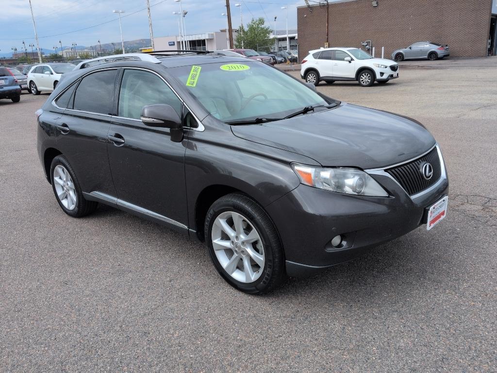 2010 GRAY Lexus RX 350 Base (2T2BK1BA6AC) with an V6, 3.5L engine, Automatic transmission, located at 10890 W. Colfax Ave., Lakewood, CO, 80215, (303) 274-7692, 39.739914, -105.120132- Photo#2
