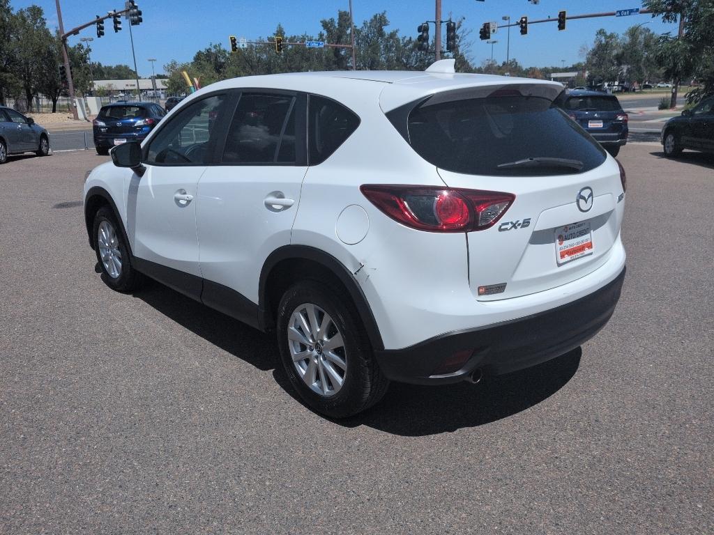 2014 WHITE Mazda CX-5 Touring (JM3KE2CY6E0) with an 4 Cyl, 2.5L engine, Automatic transmission, located at 10890 W. Colfax Ave., Lakewood, CO, 80215, (303) 274-7692, 39.739914, -105.120132- Photo#6
