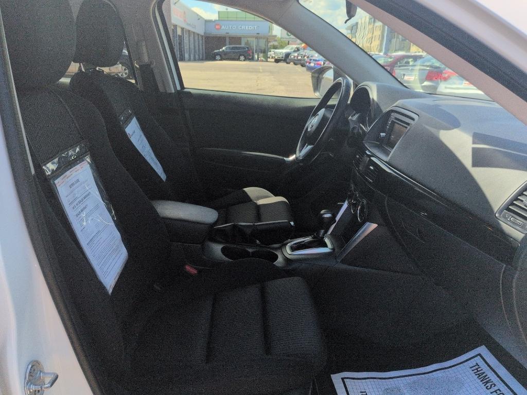 2014 WHITE Mazda CX-5 Touring (JM3KE2CY6E0) with an 4 Cyl, 2.5L engine, Automatic transmission, located at 10890 W. Colfax Ave., Lakewood, CO, 80215, (303) 274-7692, 39.739914, -105.120132- Photo#16