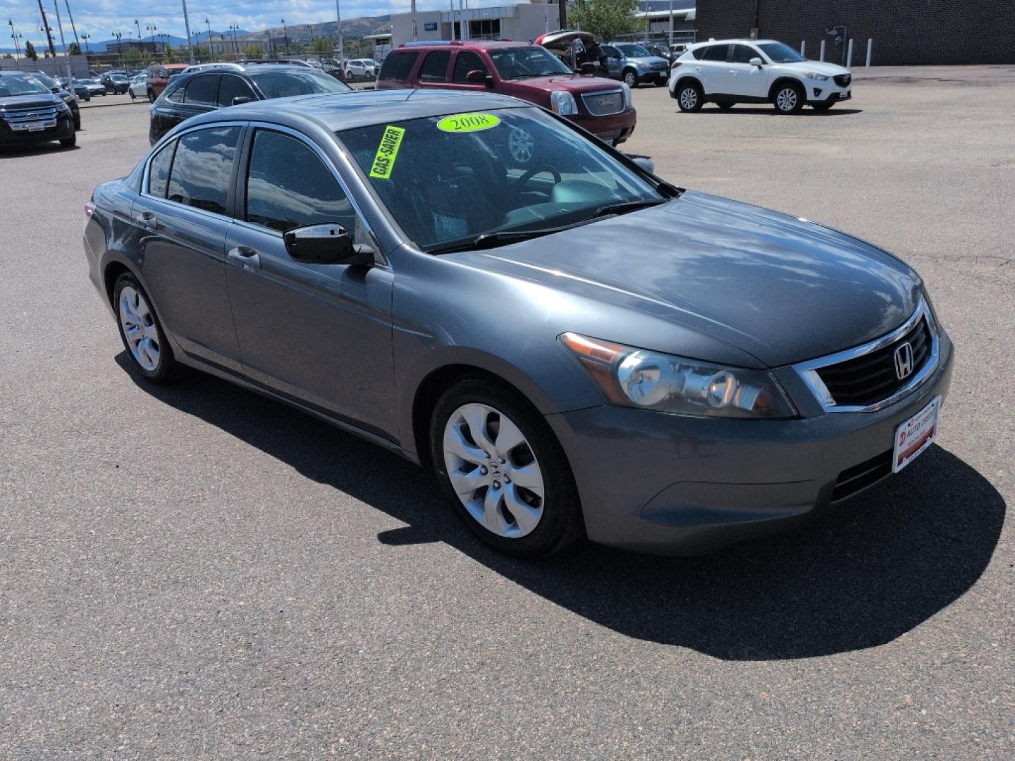 2008 GRAY Honda Accord EX-L (1HGCP26838A) with an 4 Cyl, 2.4L engine, Automatic transmission, located at 10890 W. Colfax Ave., Lakewood, CO, 80215, (303) 274-7692, 39.739914, -105.120132- Photo#2