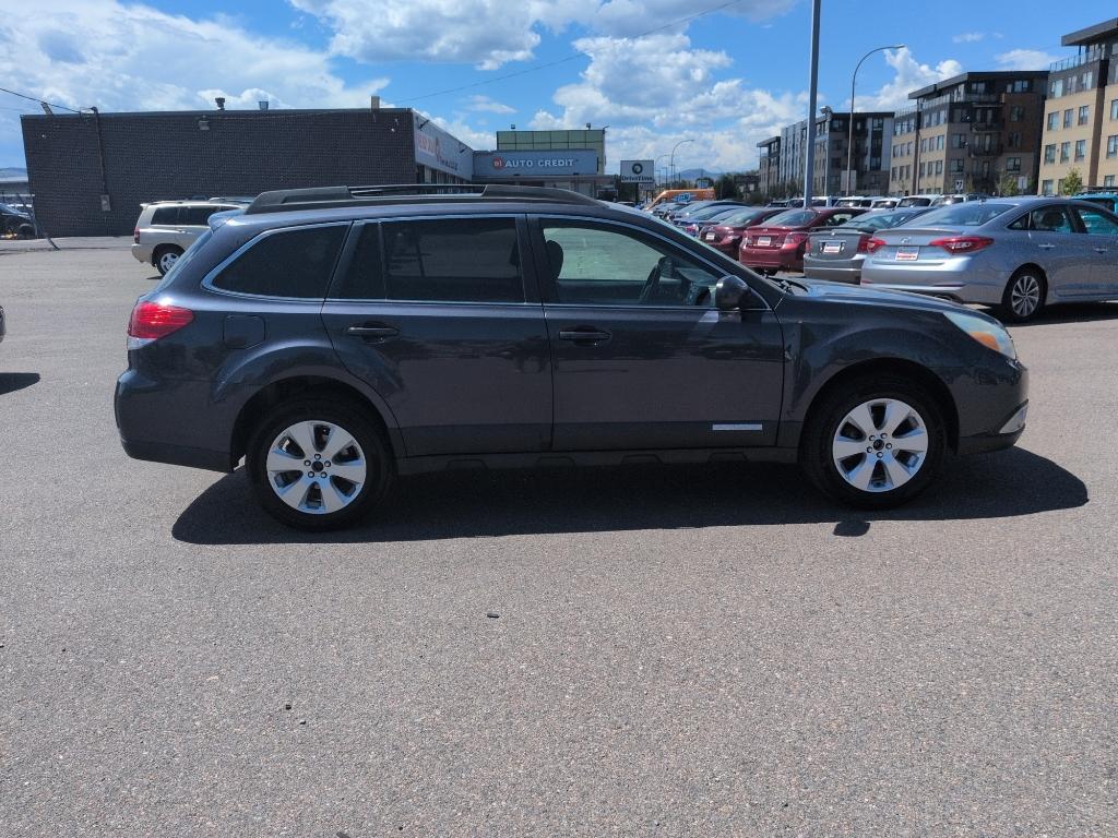2010 GRAY Subaru Outback Premium (4S4BRCCCXA3) with an 4 Cyl, 2.5L engine, Automatic transmission, located at 10890 W. Colfax Ave., Lakewood, CO, 80215, (303) 274-7692, 39.739914, -105.120132- Photo#3