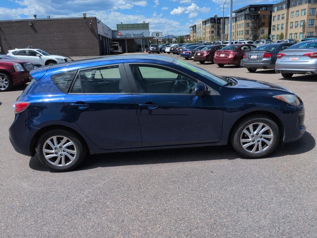 2012 BLUE Mazda Mazda3 i Touring w/SKYACTIV-G (JM1BL1L72C1) with an 4 Cyl, 2.0L engine, Automatic transmission, located at 10890 W. Colfax Ave., Lakewood, CO, 80215, (303) 274-7692, 39.739914, -105.120132- Photo#3