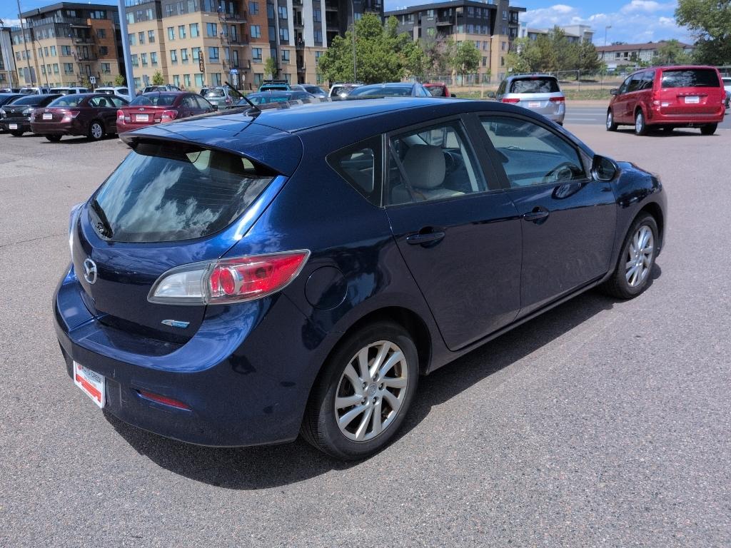 2012 BLUE Mazda Mazda3 i Touring w/SKYACTIV-G (JM1BL1L72C1) with an 4 Cyl, 2.0L engine, Automatic transmission, located at 10890 W. Colfax Ave., Lakewood, CO, 80215, (303) 274-7692, 39.739914, -105.120132- Photo#4