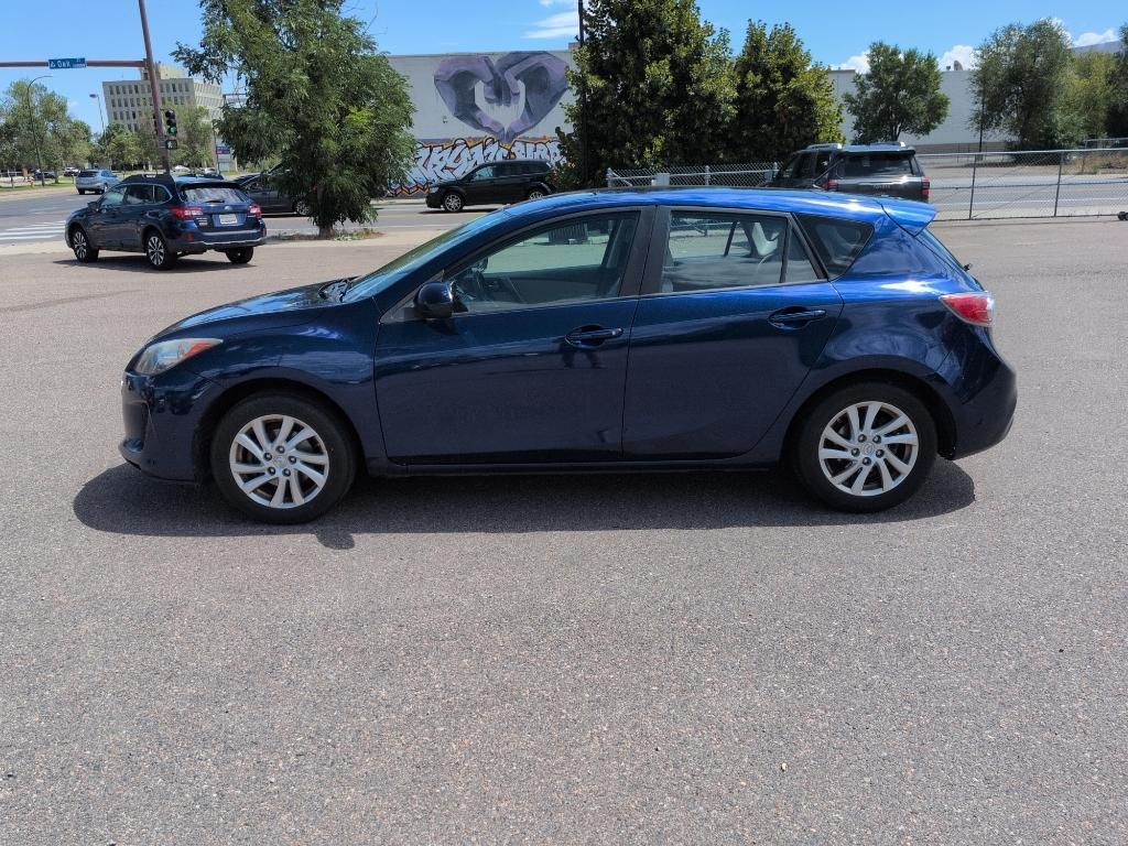 2012 BLUE Mazda Mazda3 i Touring w/SKYACTIV-G (JM1BL1L72C1) with an 4 Cyl, 2.0L engine, Automatic transmission, located at 10890 W. Colfax Ave., Lakewood, CO, 80215, (303) 274-7692, 39.739914, -105.120132- Photo#7
