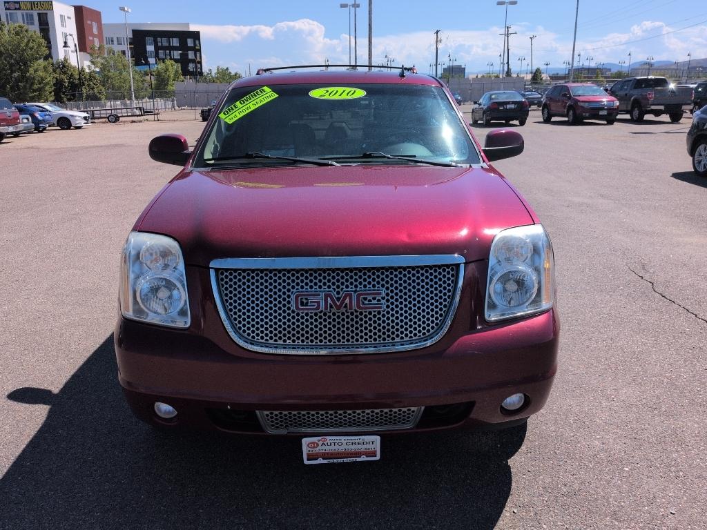 2010 RED GMC Yukon Denali (1GKUKEEF8AR) with an V8, 6.2L engine, Automatic transmission, located at 10890 W. Colfax Ave., Lakewood, CO, 80215, (303) 274-7692, 39.739914, -105.120132- Photo#1