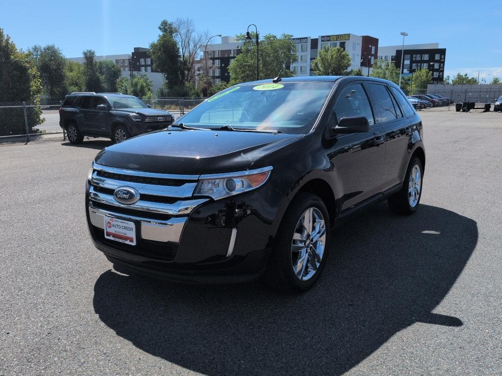 2014 BROWN Ford Edge SEL (2FMDK4JCXEB) with an V6, 3.5L engine, Automatic transmission, located at 10890 W. Colfax Ave., Lakewood, CO, 80215, (303) 274-7692, 39.739914, -105.120132- Photo#0